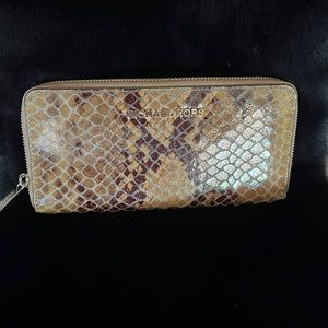 Cute animal print wallet. Authentic MK